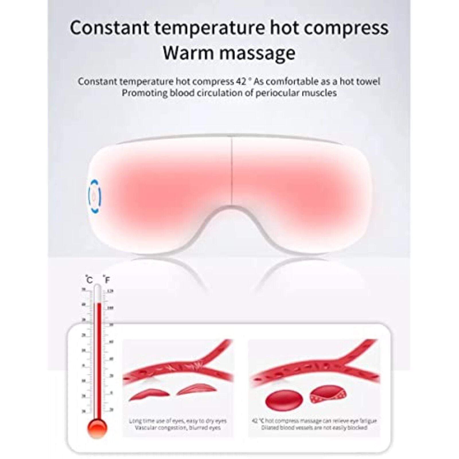 Augenmassagegerät Vibrator Electric Massagegerät Köpfe Massager Augen Massage