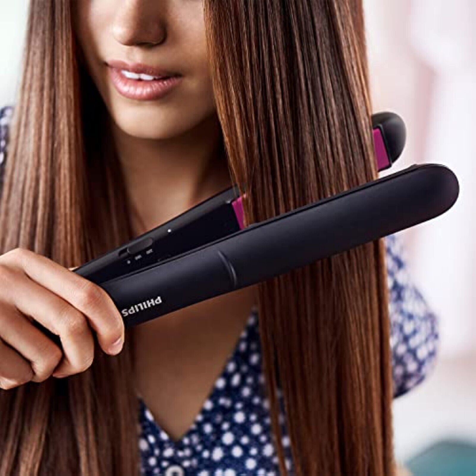 Philips Hair Straightener ThermoProtect Keratin and Ceramic Plates Straightener new