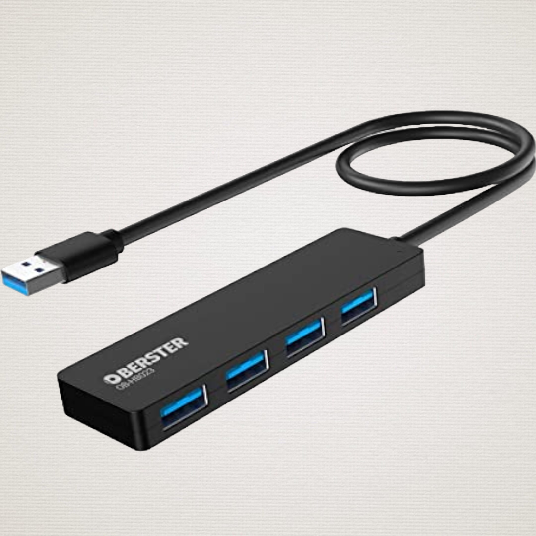 USB 3.0 HUB Splitter Adapter Super Speed ​​Data Hub 4 Port for Laptop PC 