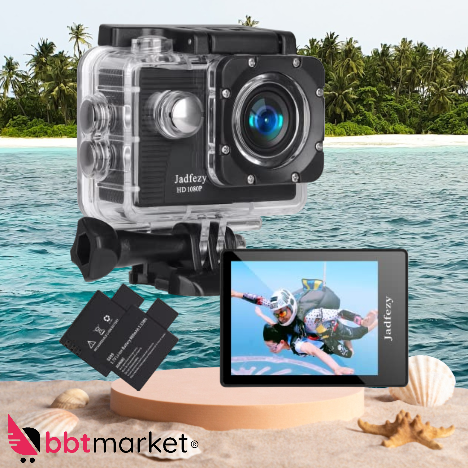 Action Cam 1080P/12MP Underwater Camera Sport Cameras 30M Waterproof 140 Degree 