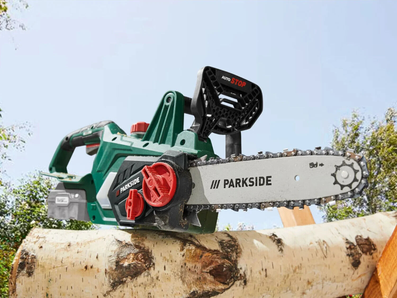 Cordless chainsaw PARKSIDE 20V without battery and charger PKSA 20-Li B2 