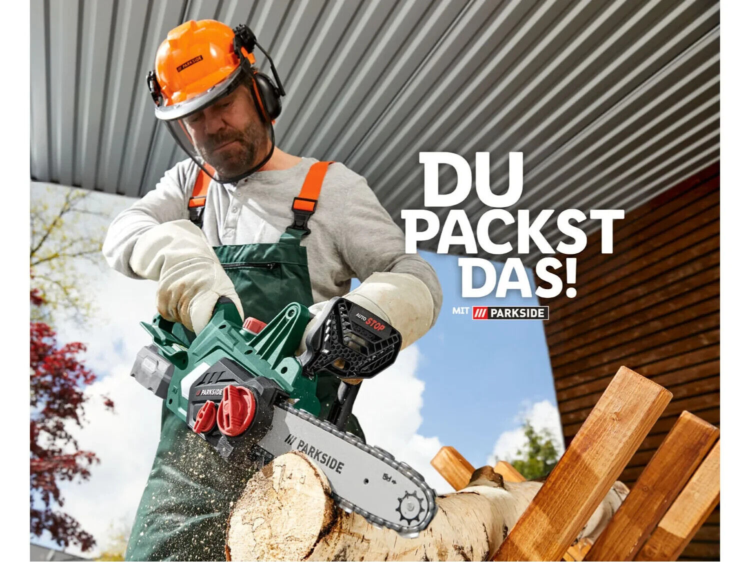 Cordless chainsaw PARKSIDE 20V without battery and charger PKSA 20-Li B2 