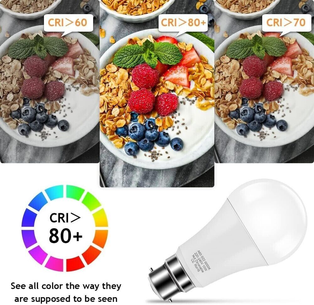 8x Set LED bulbs with 15W150W bulbs spotlight lamp spotlight 3000k new