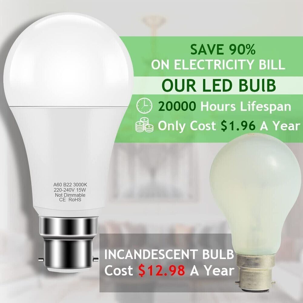 8x Set LED bulbs with 15W150W bulbs spotlight lamp spotlight 3000k new