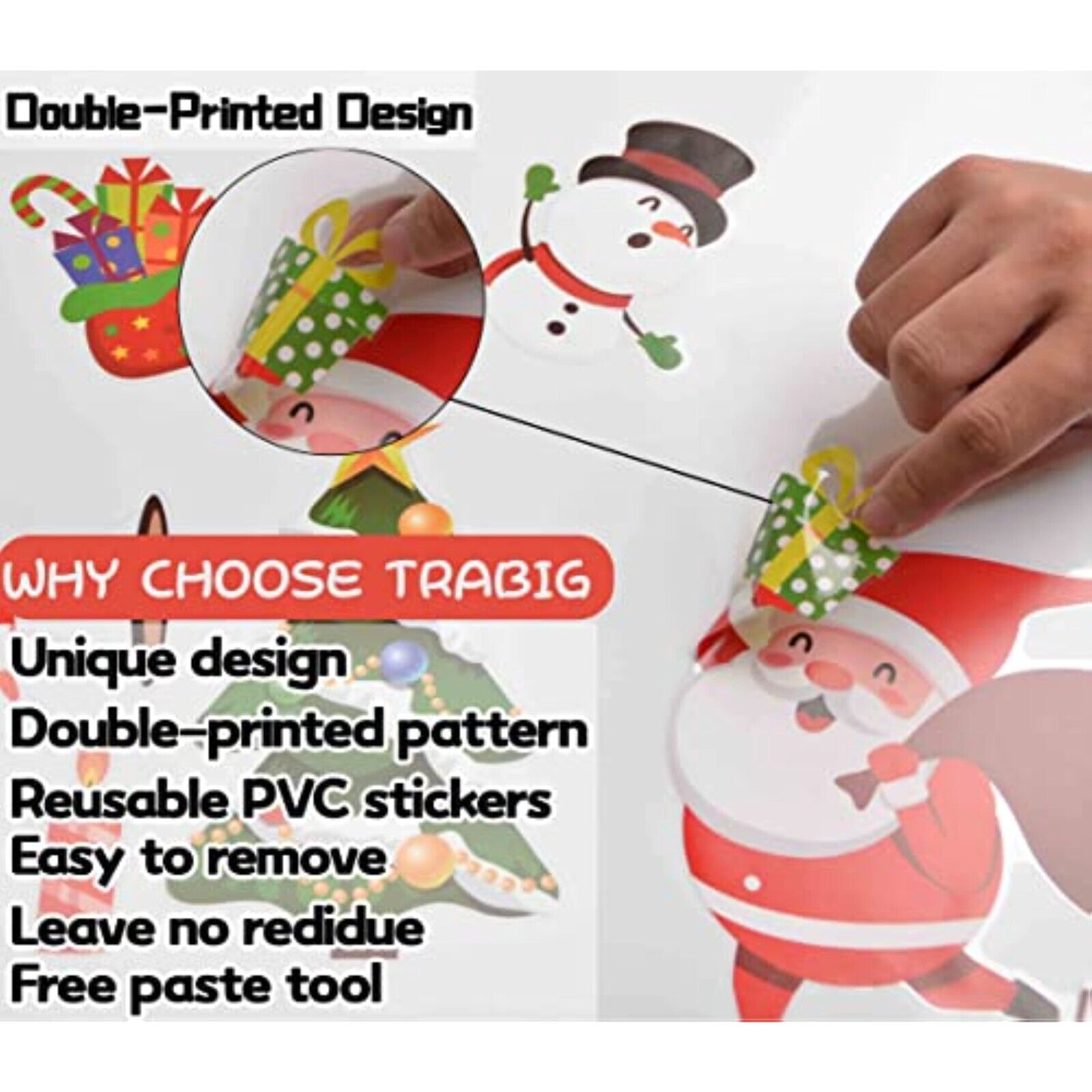 NEW 178 Cartoon window film, window decoration window picture Christmas decoration 