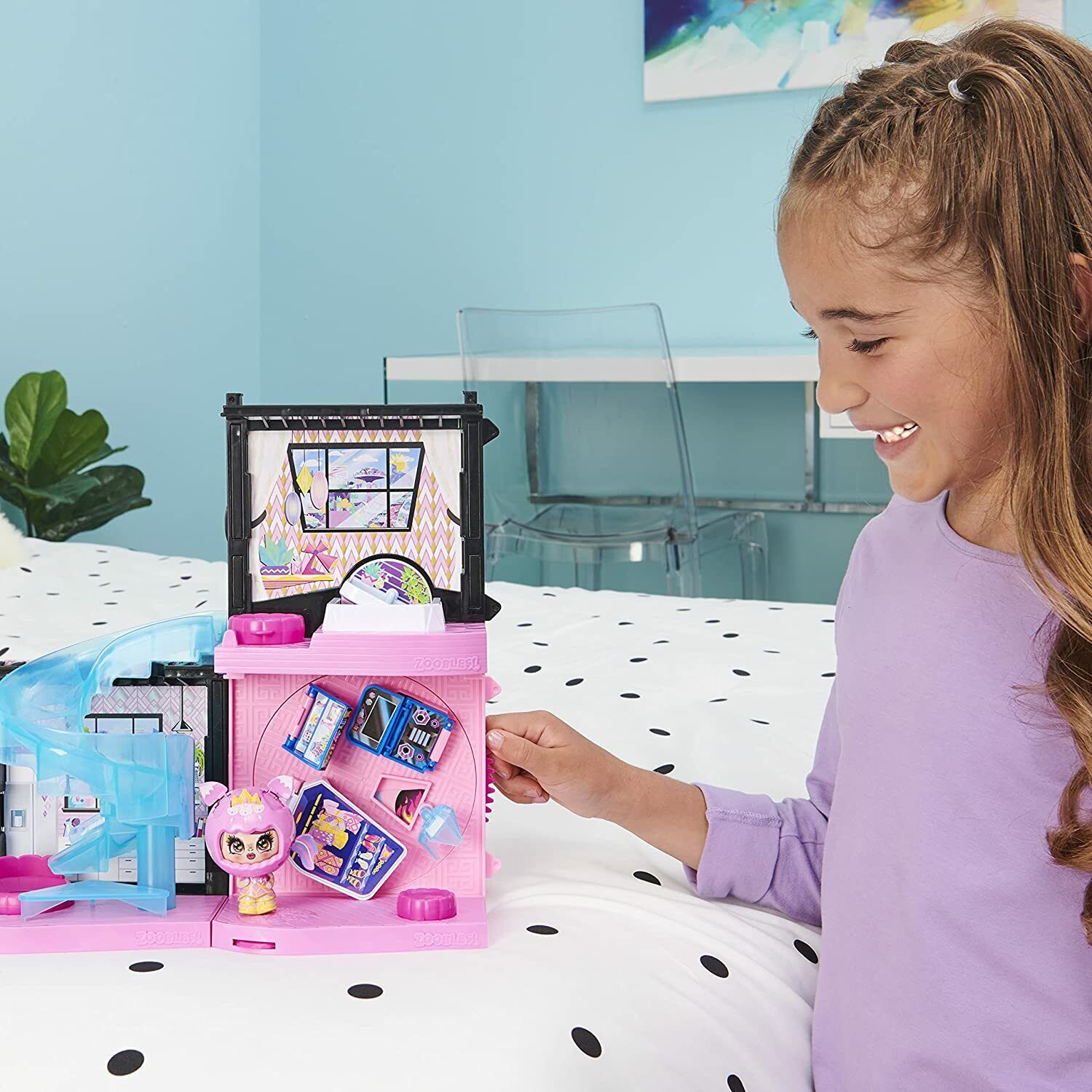 Zoobles Magic Mansion Transformable Dream House with 6 Rooms and Slide 19809426 