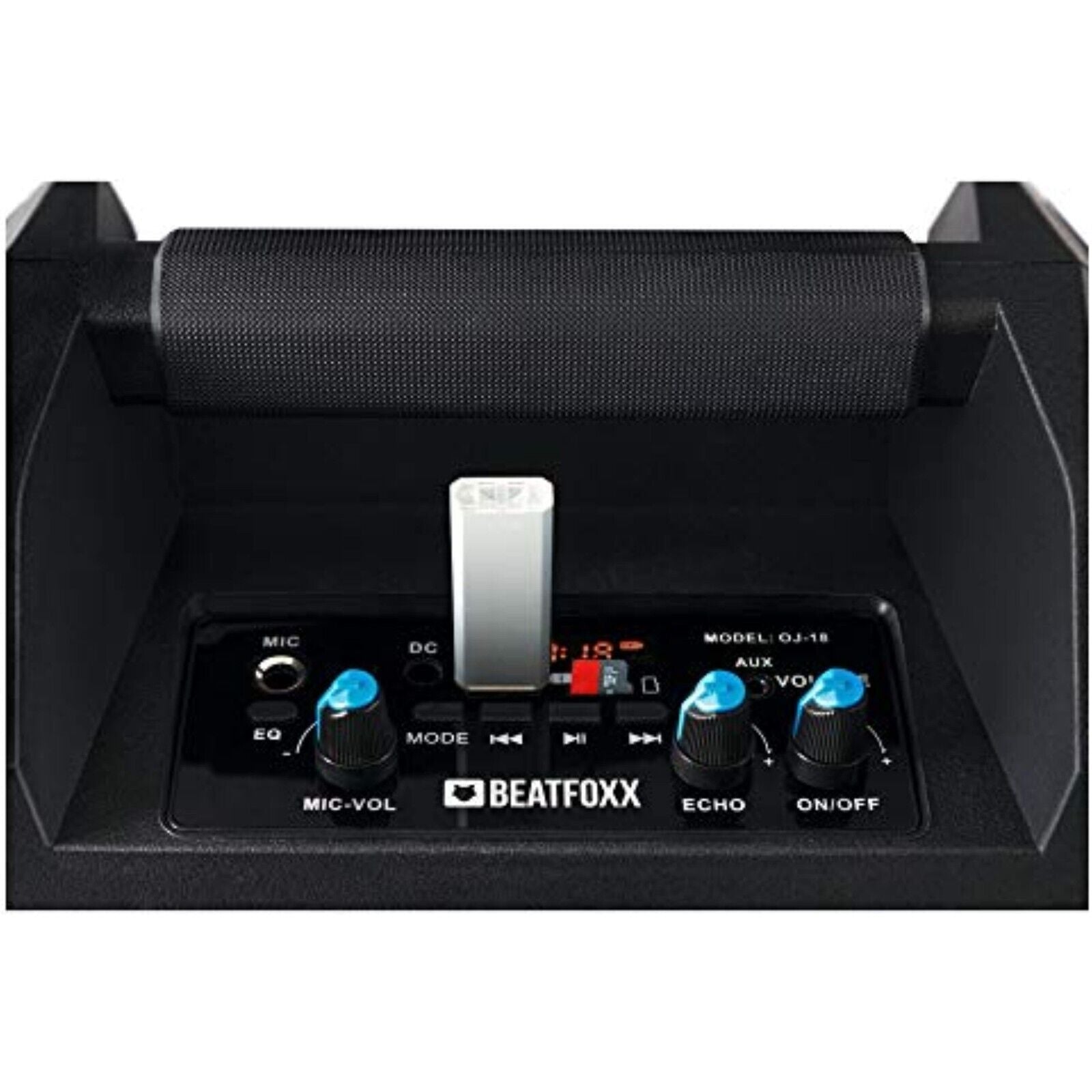 LED Outdoor Party Bluetooth Lautsprecher Radio Box USB SD AUX MP3 Mikrofon Akku