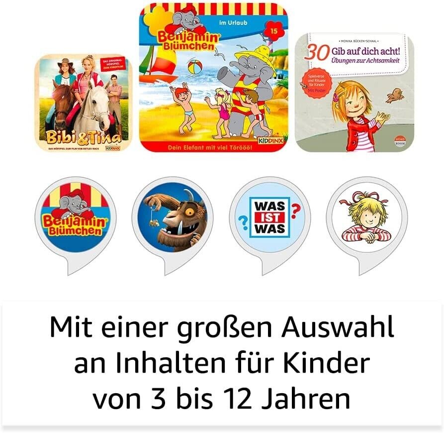 Amazon Echo Dot 5. Gen 2022 Smarter Lautsprecher Alexa | mit / ohne Uhr | Kids