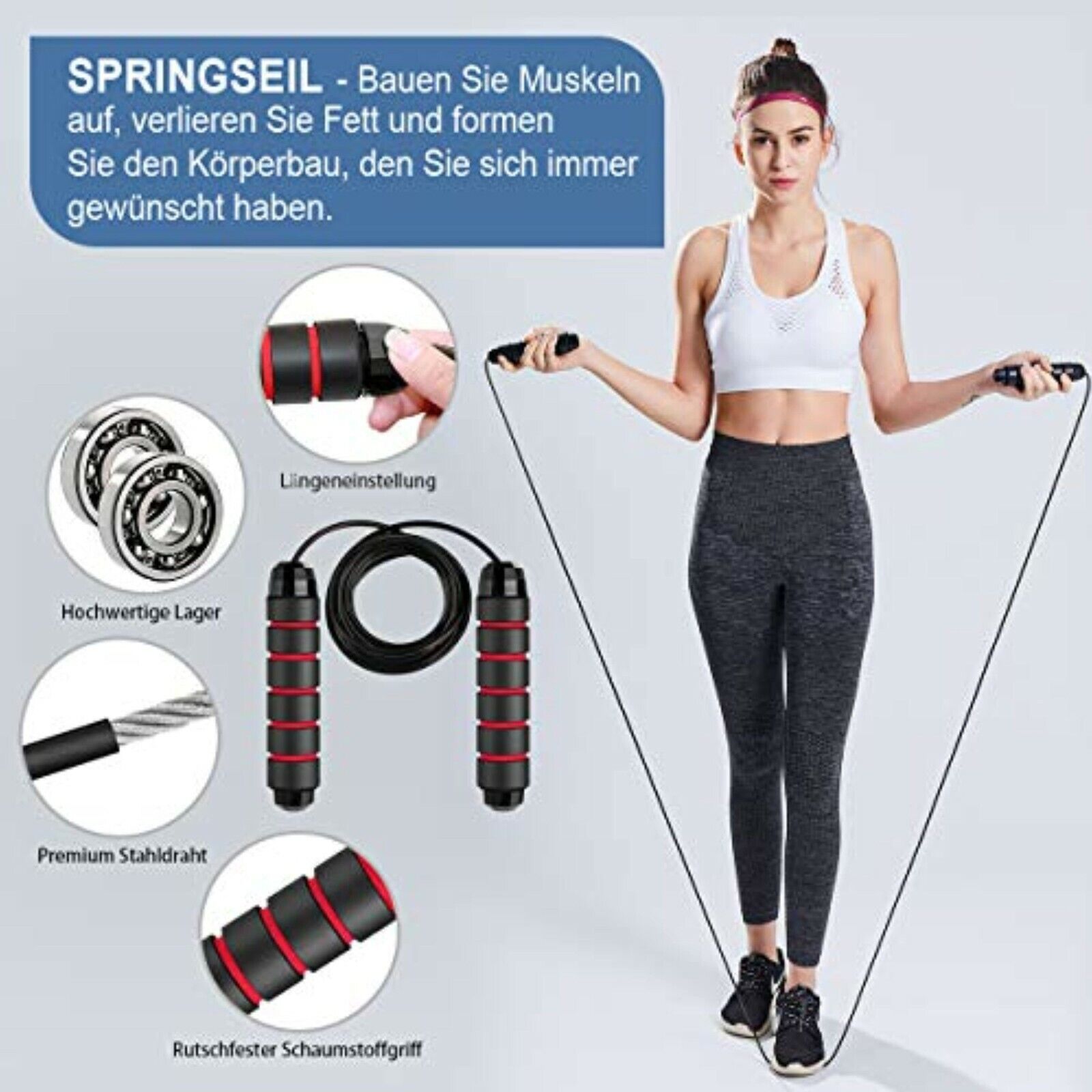 NEW abdominal muscle trainer abdominal roller abdominal trainer skipping rope abdominal muscle 