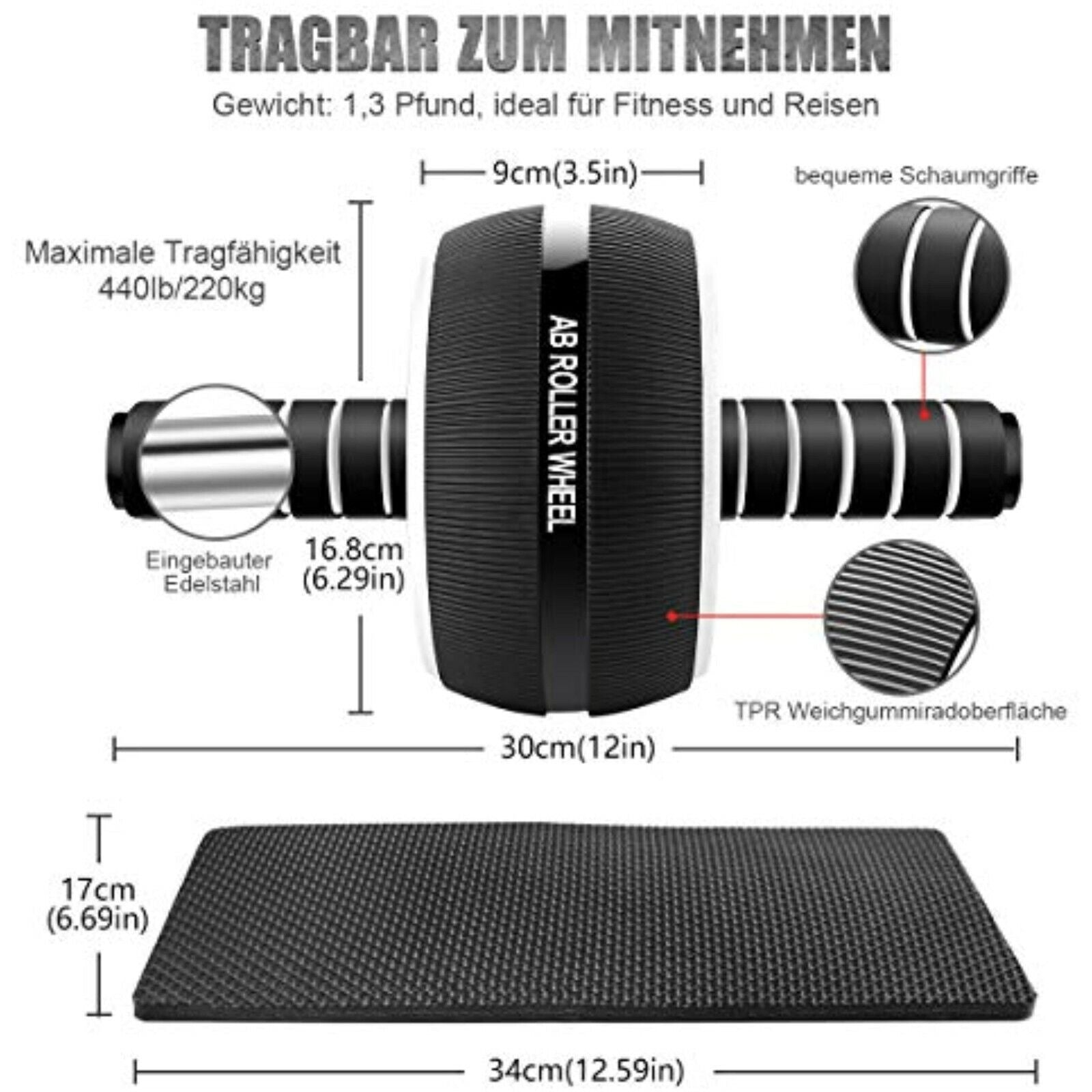 NEW abdominal muscle trainer abdominal roller abdominal trainer skipping rope abdominal muscle 