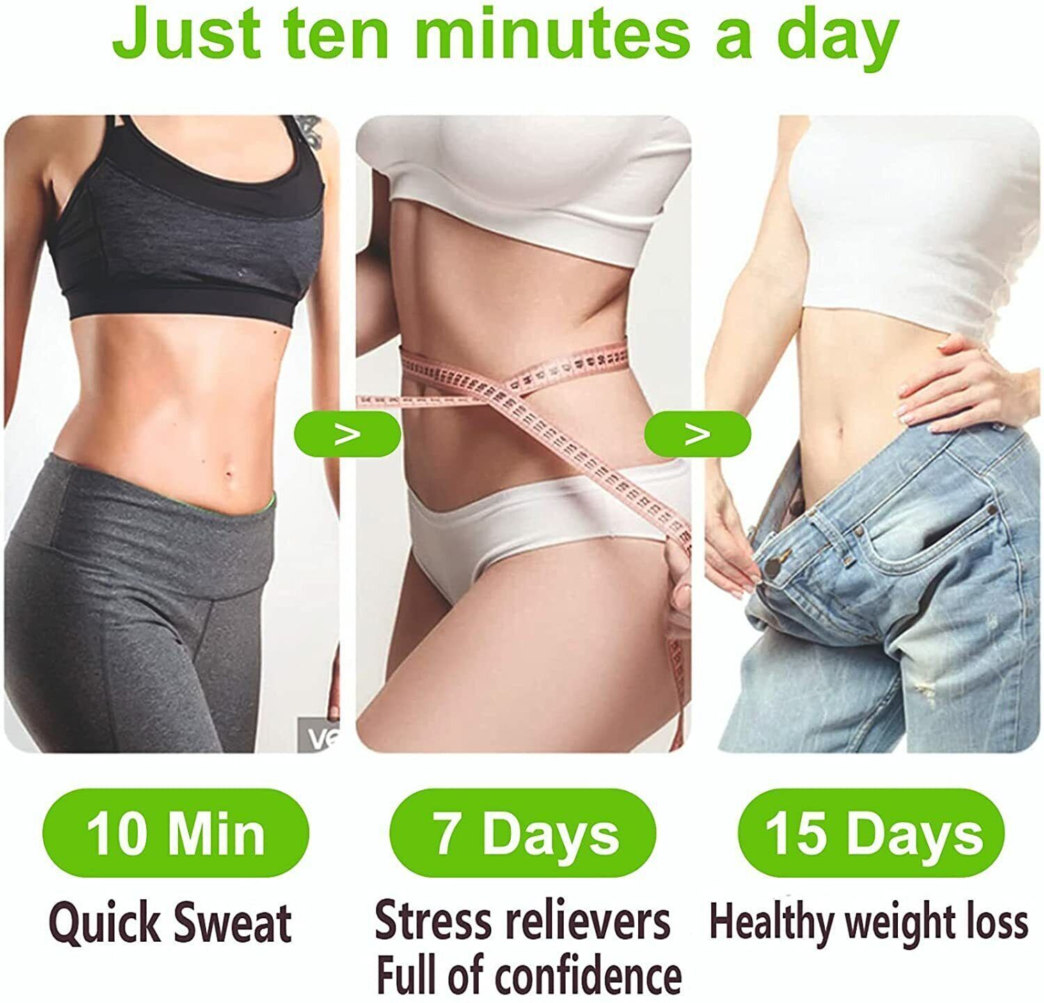 Hula Hoop, Springseil Reifen Bauchtrainer Fitness Schaumstoff 8-Teilig Massage