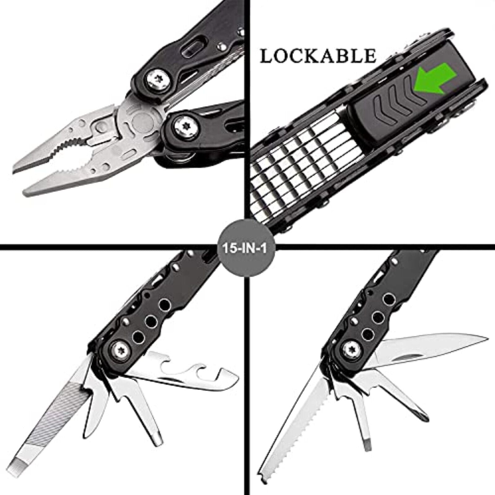 Multitool Multifunktionswerkzeug Zange Outdoor Edelstahl Multi tool Werkzeug DE