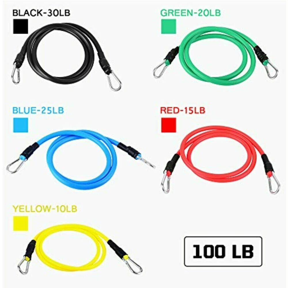 Resistance Bands Set, Fitness Puller Multifunctional Muscle Strength Workout 