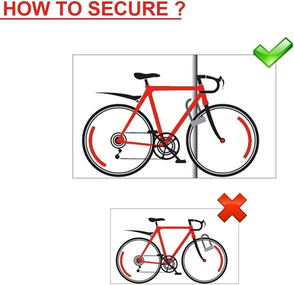 Bicycle lock 90cm steel cable combination lock cable lock weatherproof blue NEW 