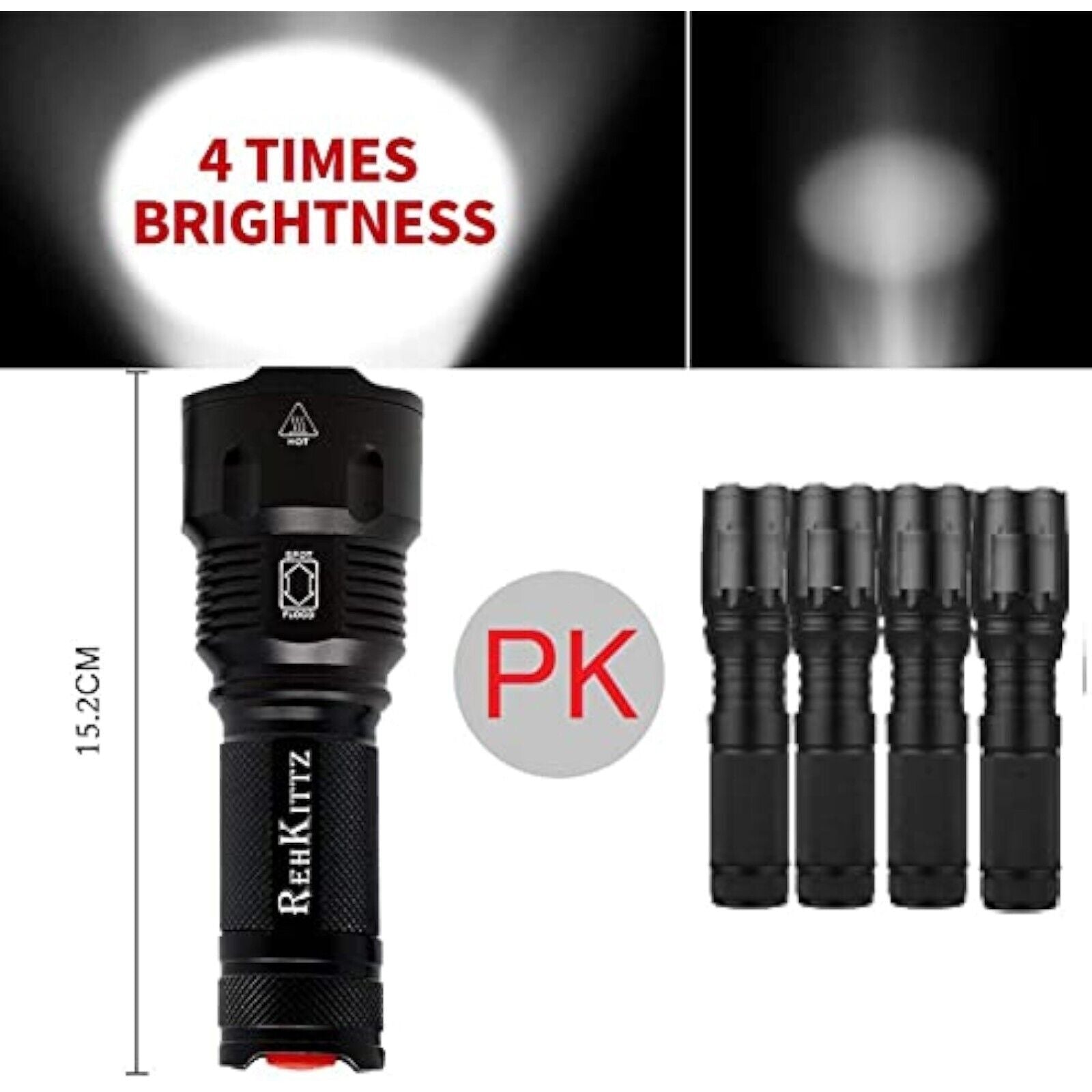 LED Taschenlampe,Extrem Hell,Handlampe Für Camping,Ausrüstung,Militär,Outdoor