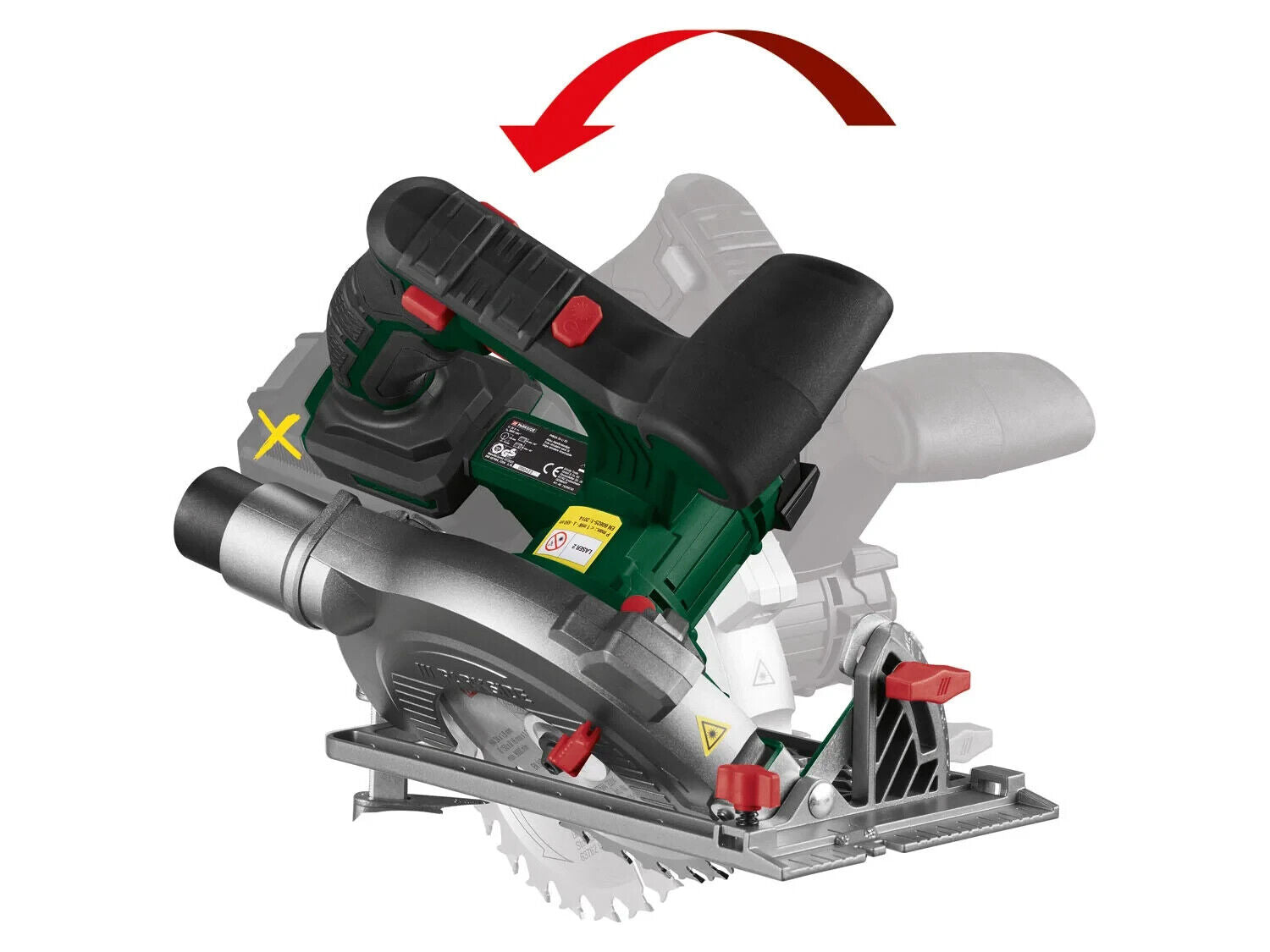 PARKSIDE 20 V Cordless Circular Saw PHKSA 20 Li without battery and charger-NEW 