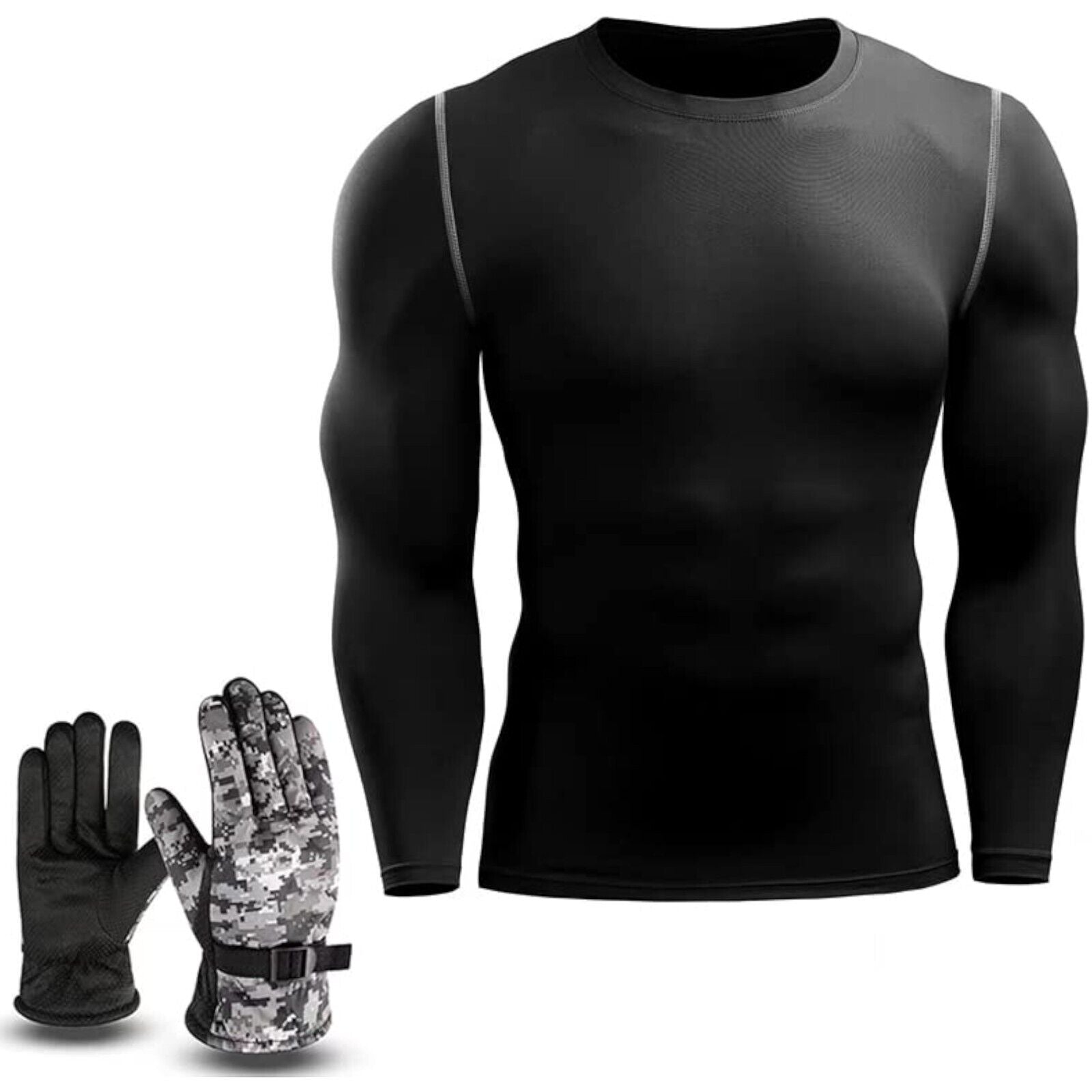 Grey Gymnastic Gloves + Black Sportswear Durable Breathable new 