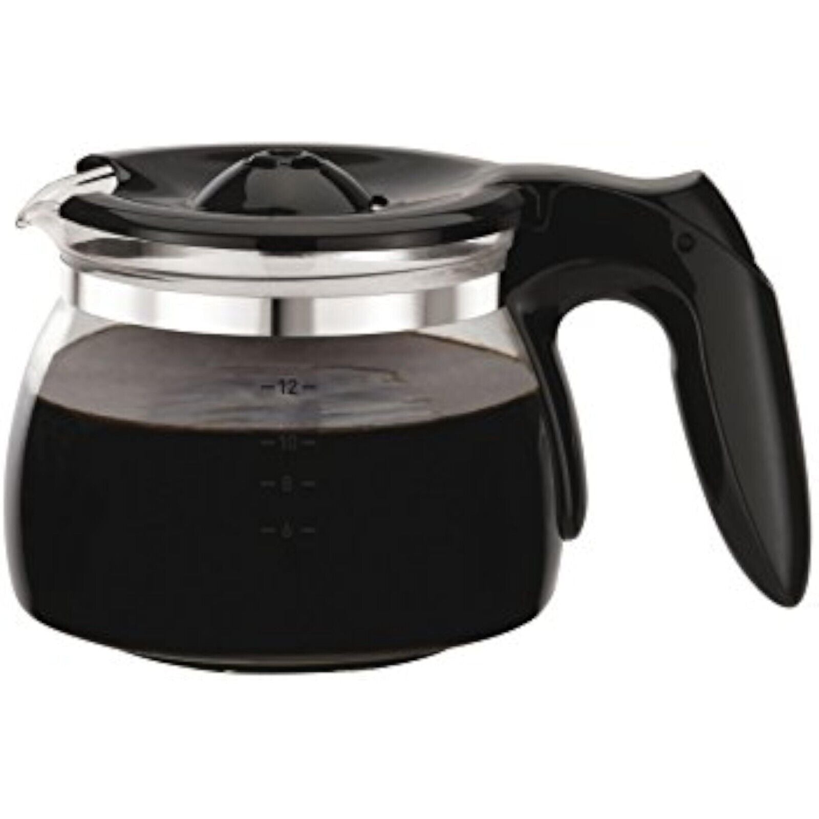Tefal CM3408 Glas-Kaffeemaschine Mini (600 W, 6 Tassen) Schwarz/Edelstahl neu