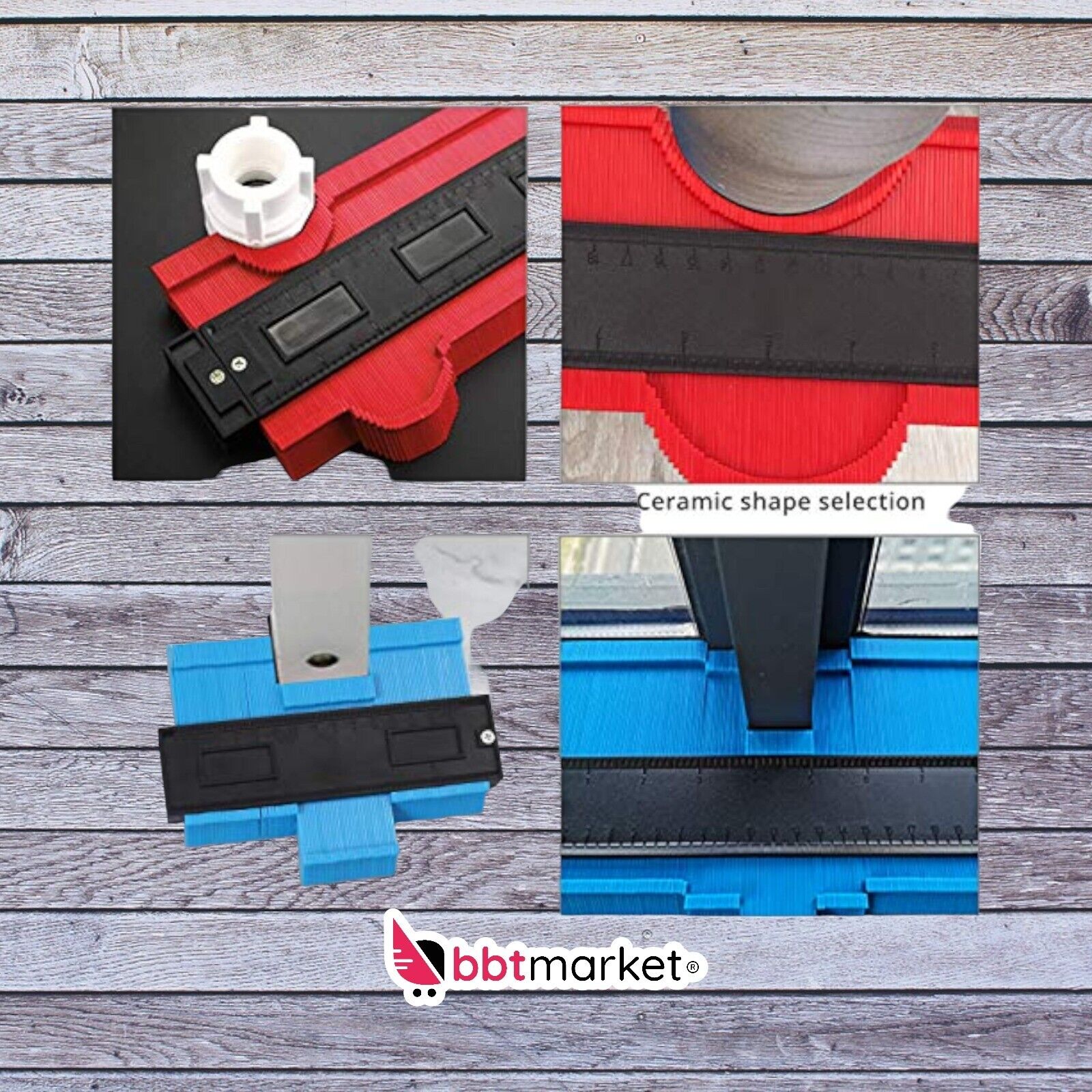 Konturenlehre Konturenschablone Profillehre 3er Set 12 cm 14 cm 25 cm Konturmess