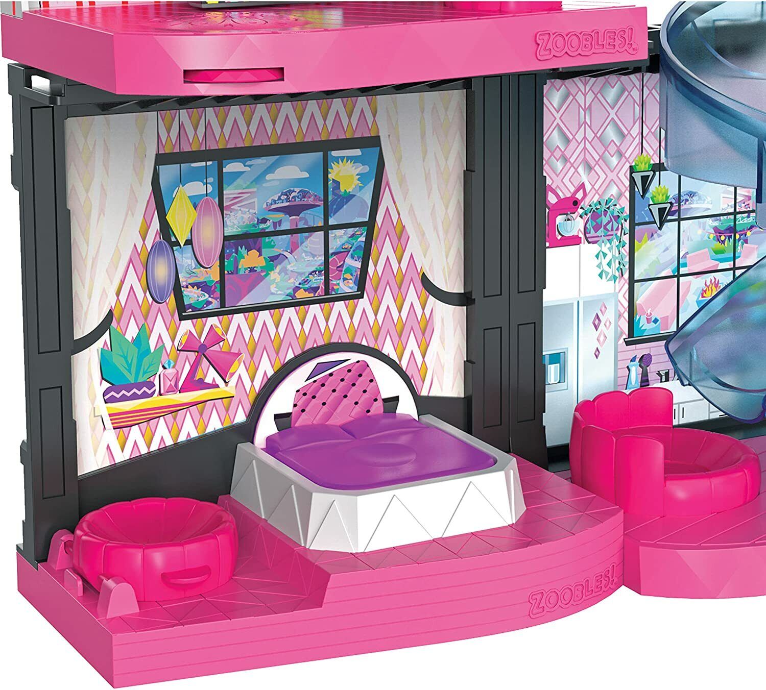 Zoobles Magic Mansion Transformable Dream House with 6 Rooms and Slide 19809426 