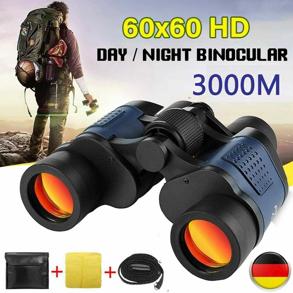Binoculars 3KM Night Vision Telescope Binoculars Zoom 60x60 HD