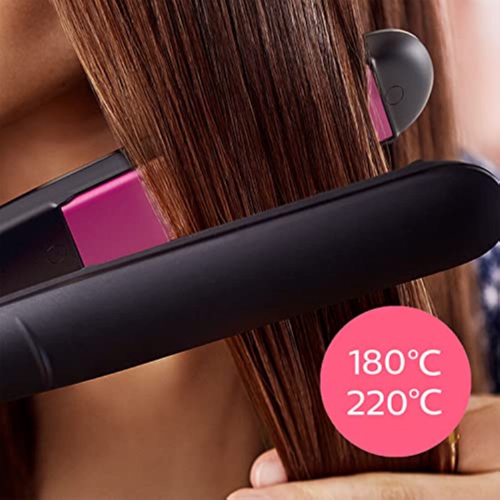 Philips Hair Straightener ThermoProtect Keratin and Ceramic Plates Straightener new
