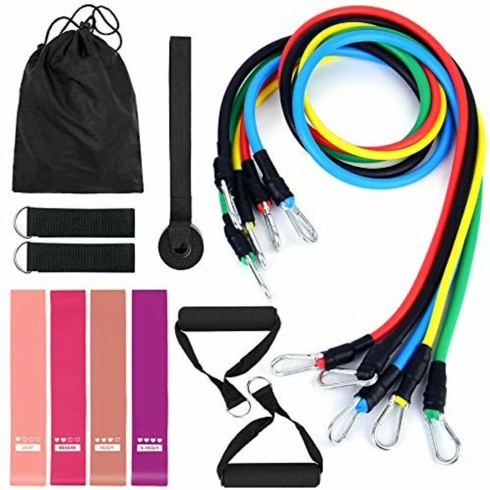 Resistance Bands Set, Fitness Puller Multifunctional Muscle Strength Workout 