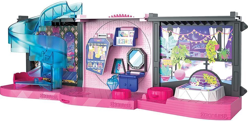 zum Verwandeln mit 6 Zimmern Zoobles Magic Mansion Traumhaus Rutsche geschenk