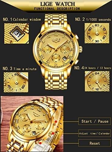 Armbanduhr Herren Damen Analog Quarz Armband Uhr Schwarz Silber Gold Business