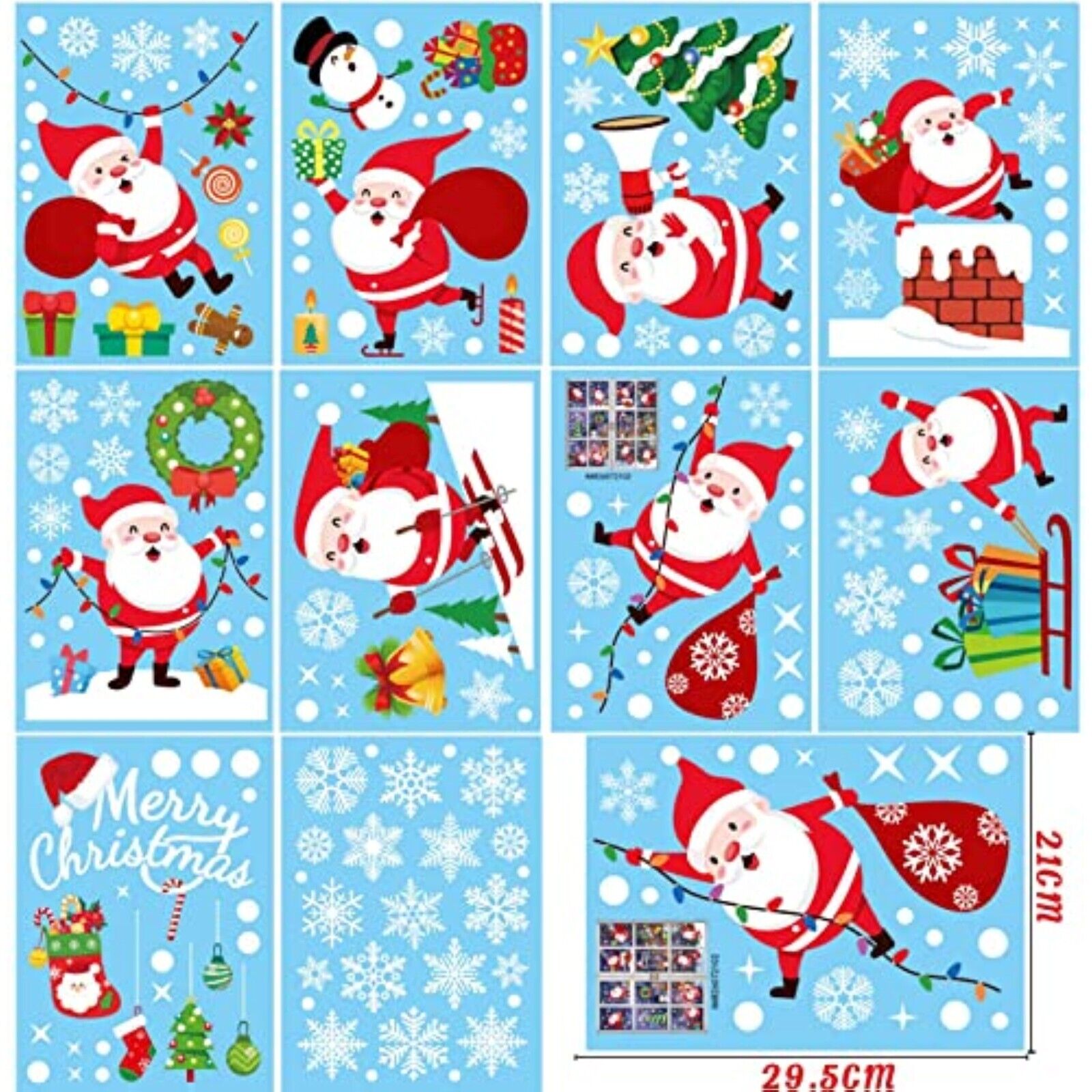NEW 178 Cartoon window film, window decoration window picture Christmas decoration 