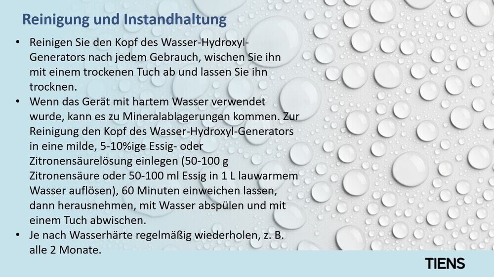 TIENS Obst Gemüse Fleisch Fisch Meeresfrüchte Getreide Müsli Reiniger