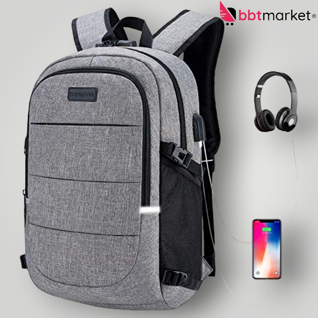 Men Women Laptop Backpack Waterproof Work School Backpack Anti-theft 