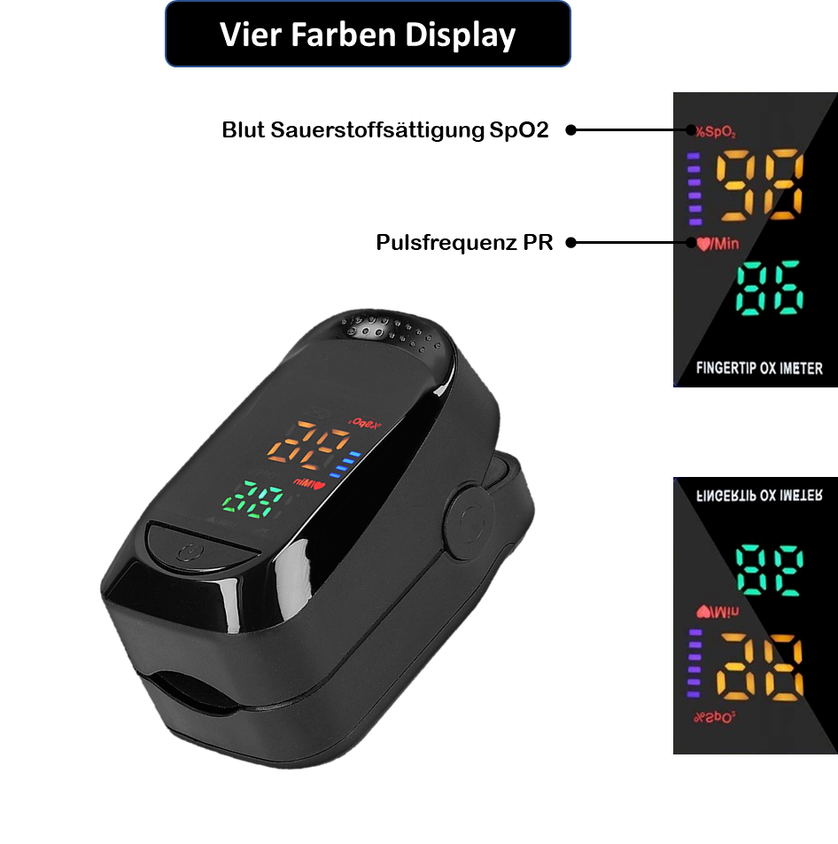 Pulse Oximeter Finger Oxygen Pulse SpO2 Meter Oximeter SpO-2 Pulse Oximeter
