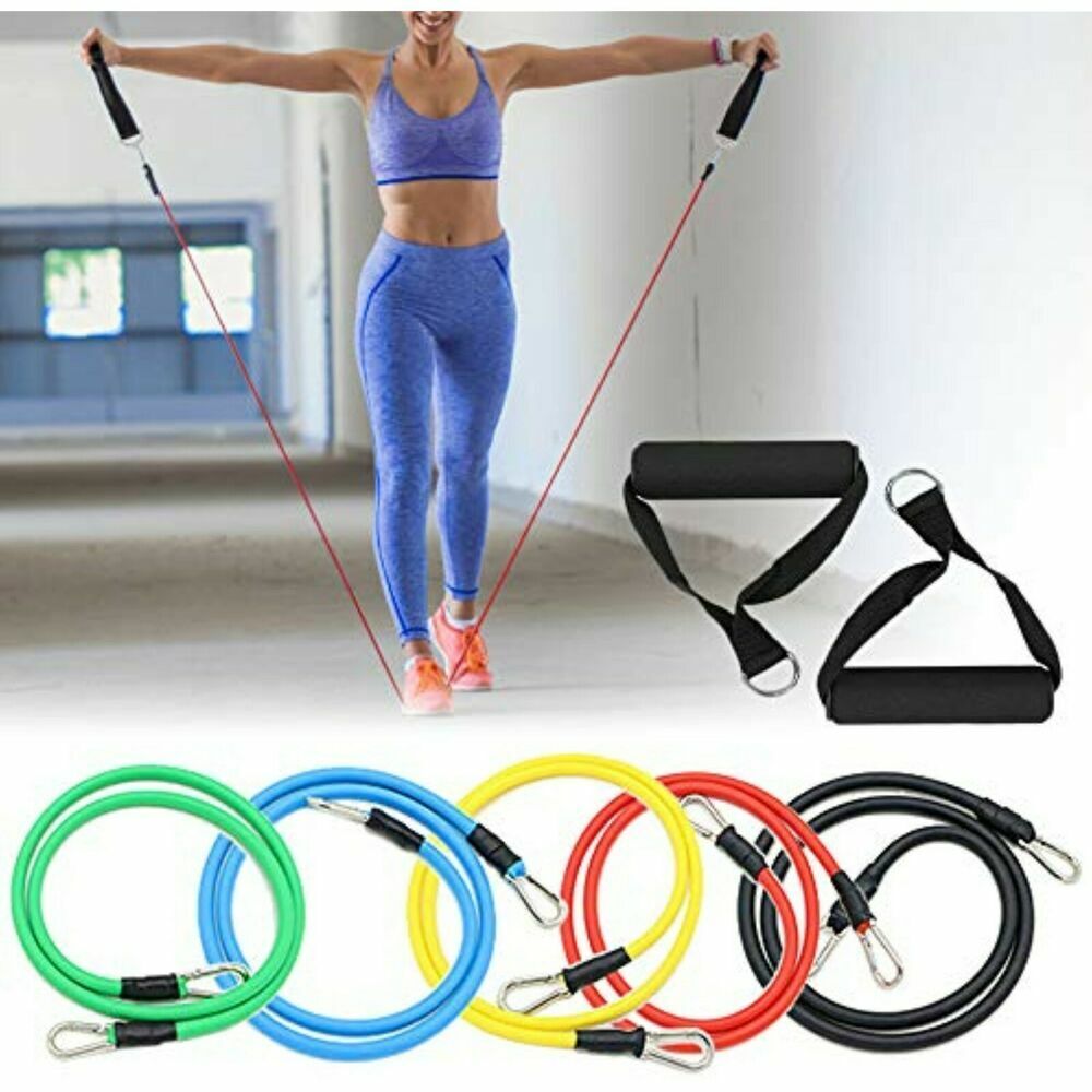 Resistance Bands Set, Fitness Puller Multifunctional Muscle Strength Workout 