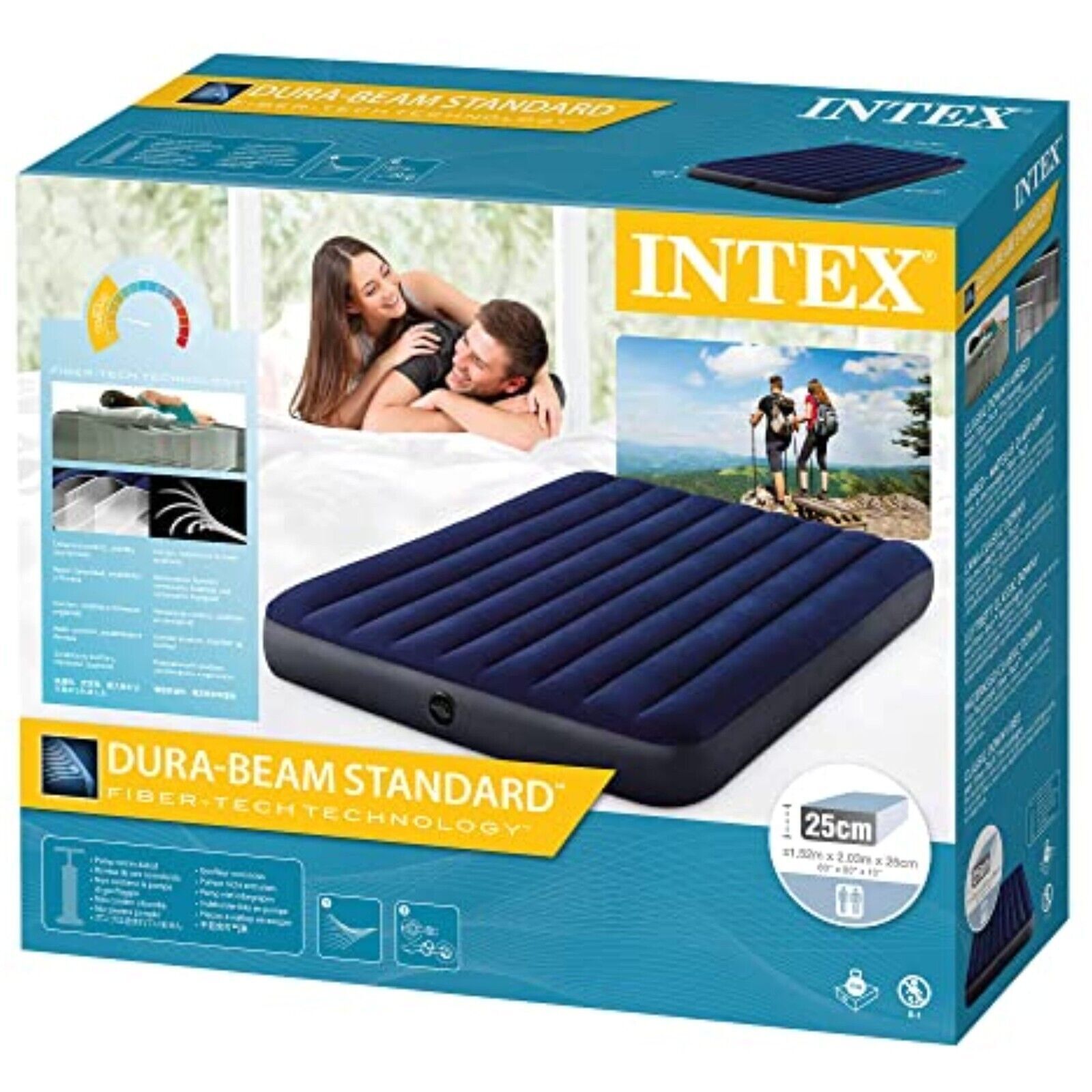 INTEX Classic air bed guest bed air mattress bed camping bed travel bed