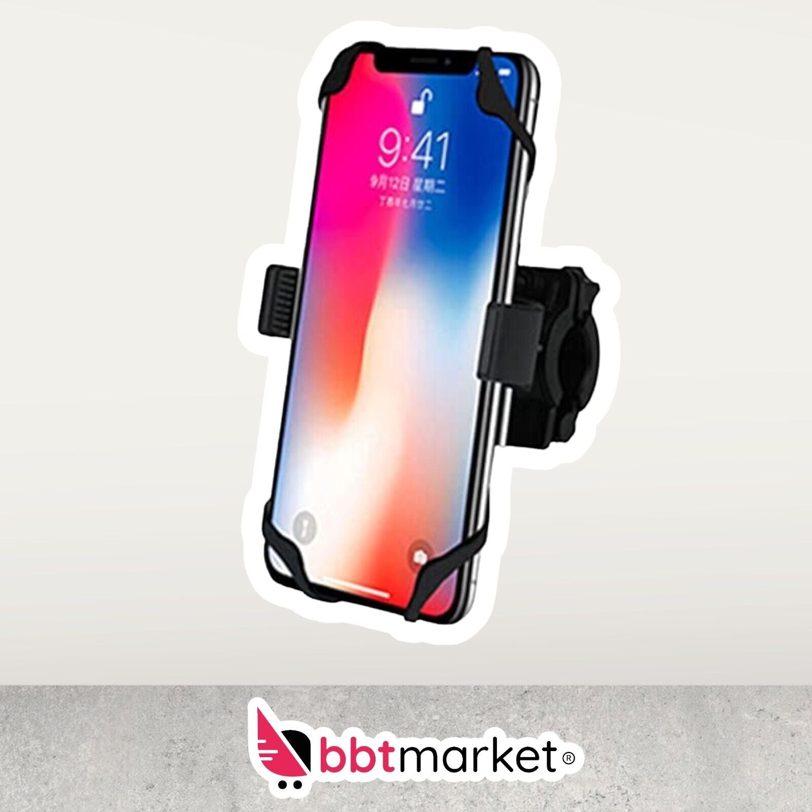 Mobile phone holder bicycle silicone universal handlebar cell phone mount holder PhoneHold
