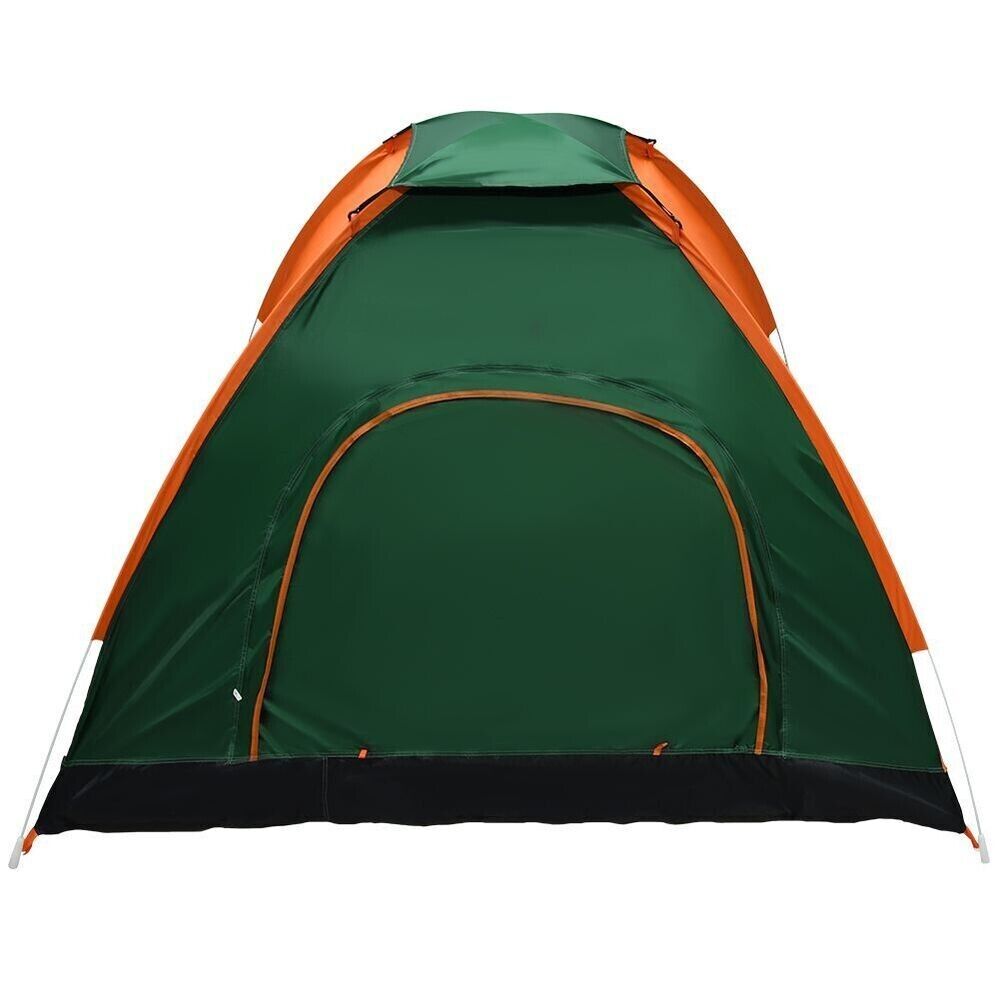 Camping tent 3-4 people pop up dome camping tent, easy to set up throw tent 
