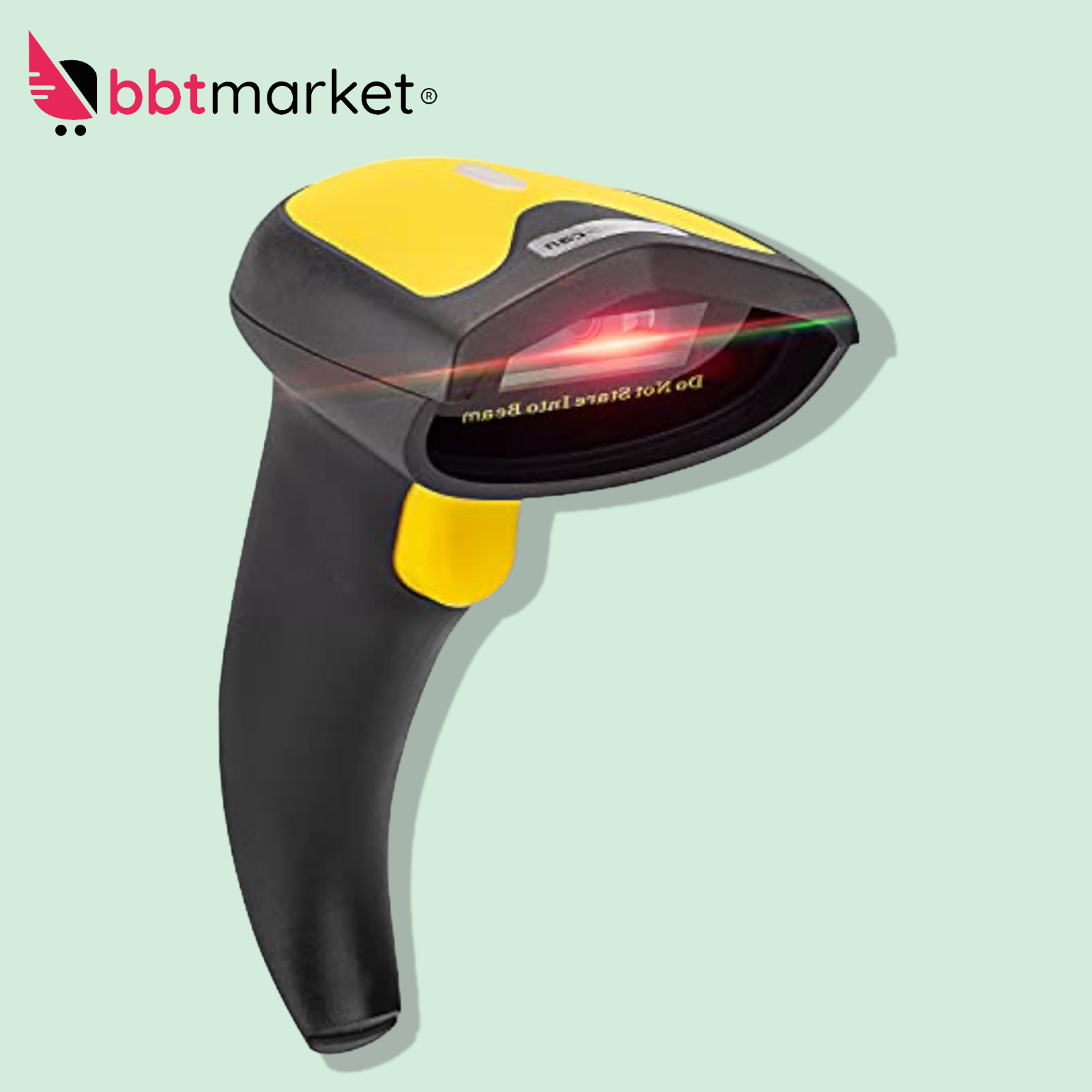 Barcode scanner Bluetooth, wireless 1D laser USB barcode reader, compatible 