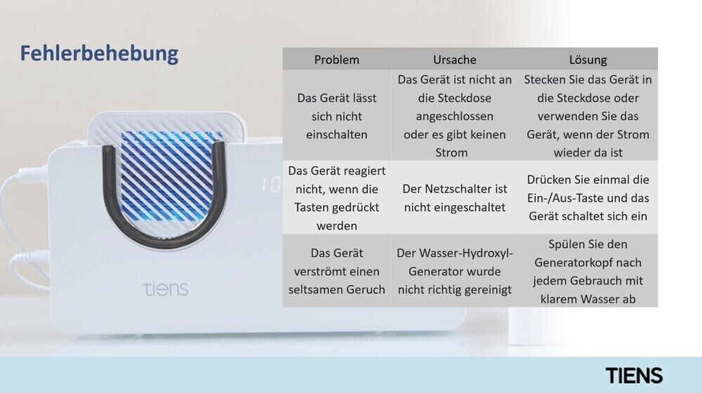 TIENS Obst Gemüse Fleisch Fisch Meeresfrüchte Getreide Müsli Reiniger