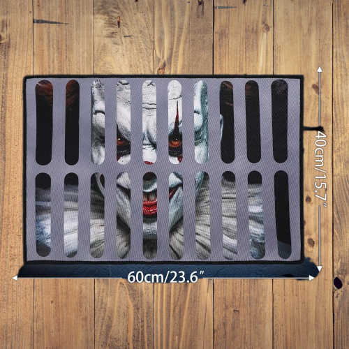 Halloween Funny Horror Doormat，3D Halloween Doormat, Waterproof-NEW