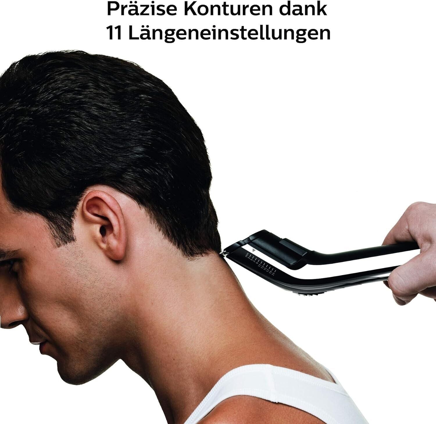 Philips QC5115/15 Haarschneider mit Edelstahlklingen – 11 Längeneinstellungen von 0,5 bis 21 mm