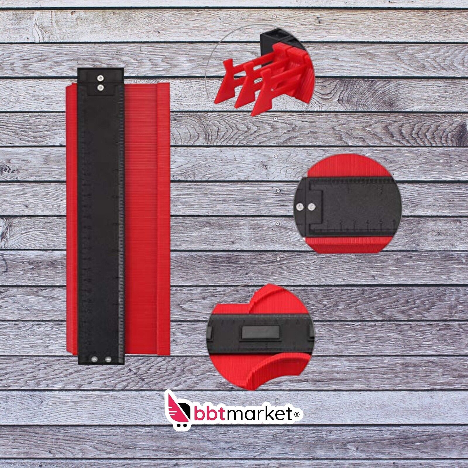Konturenlehre Konturenschablone Profillehre 3er Set 12 cm 14 cm 25 cm Konturmess