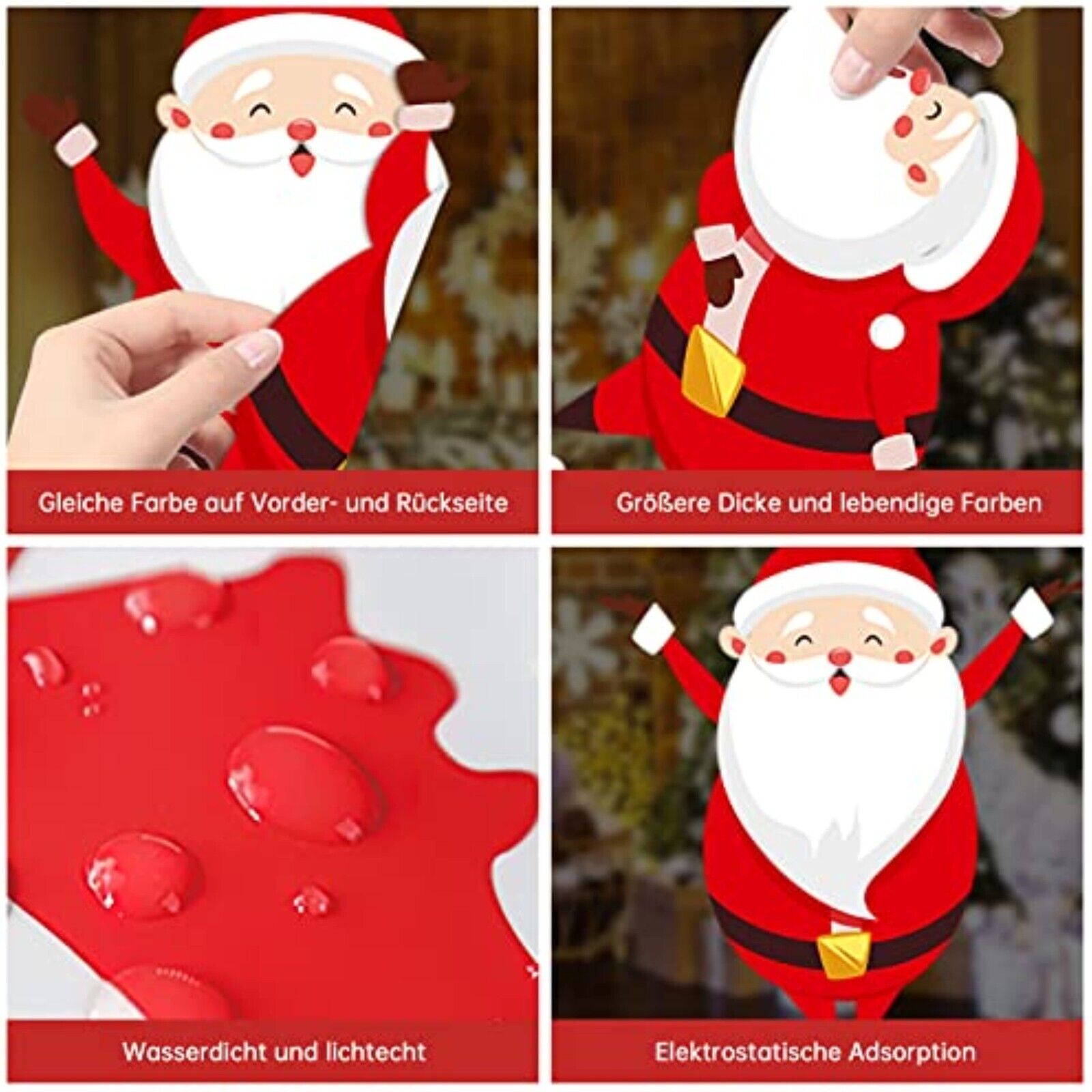 Window picture Christmas window sticker shop window decoration designs !!NEW!! 
