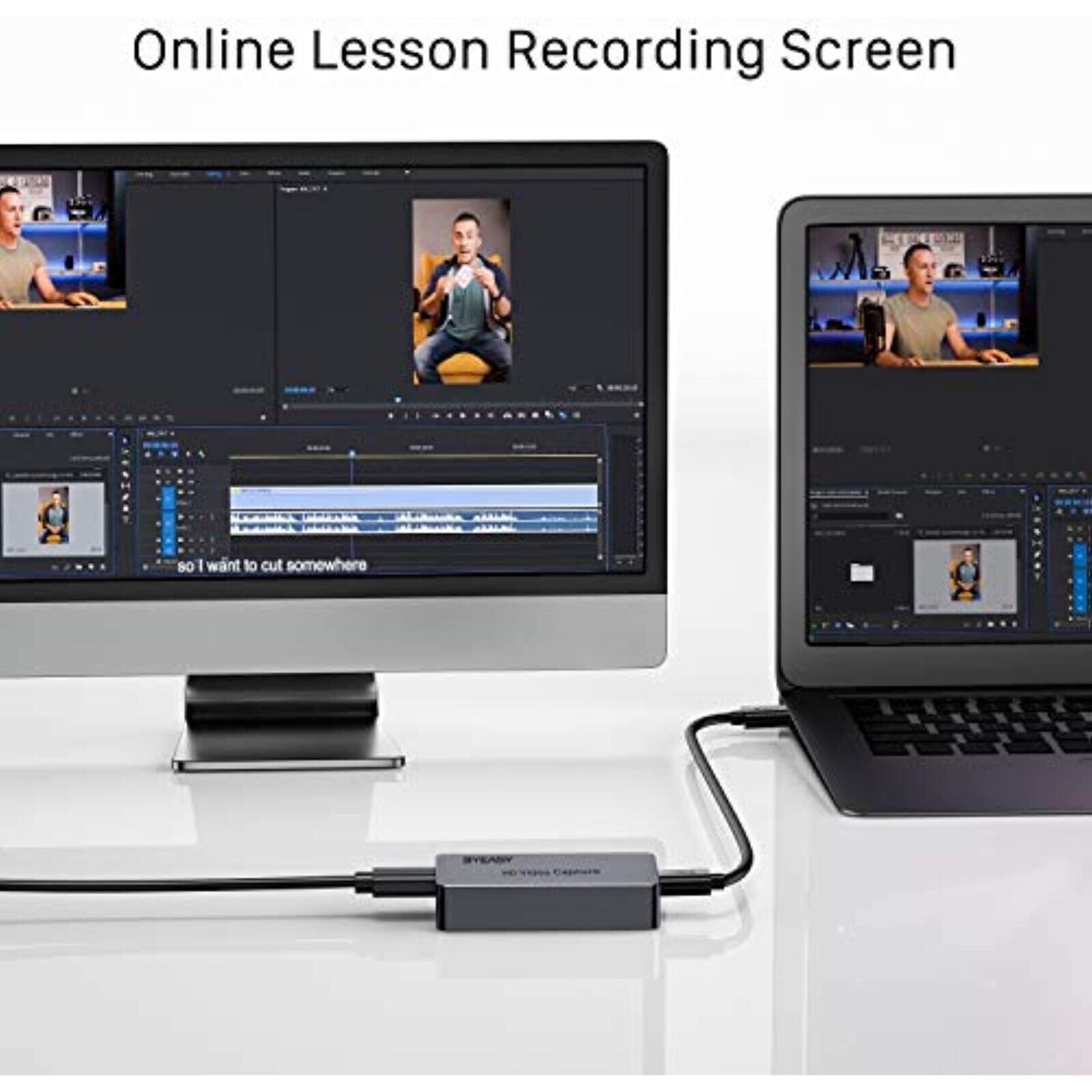 HDMI to USB2.0 4K Video Capture Card Grabber 1080P Recorder Game Live Streaming 