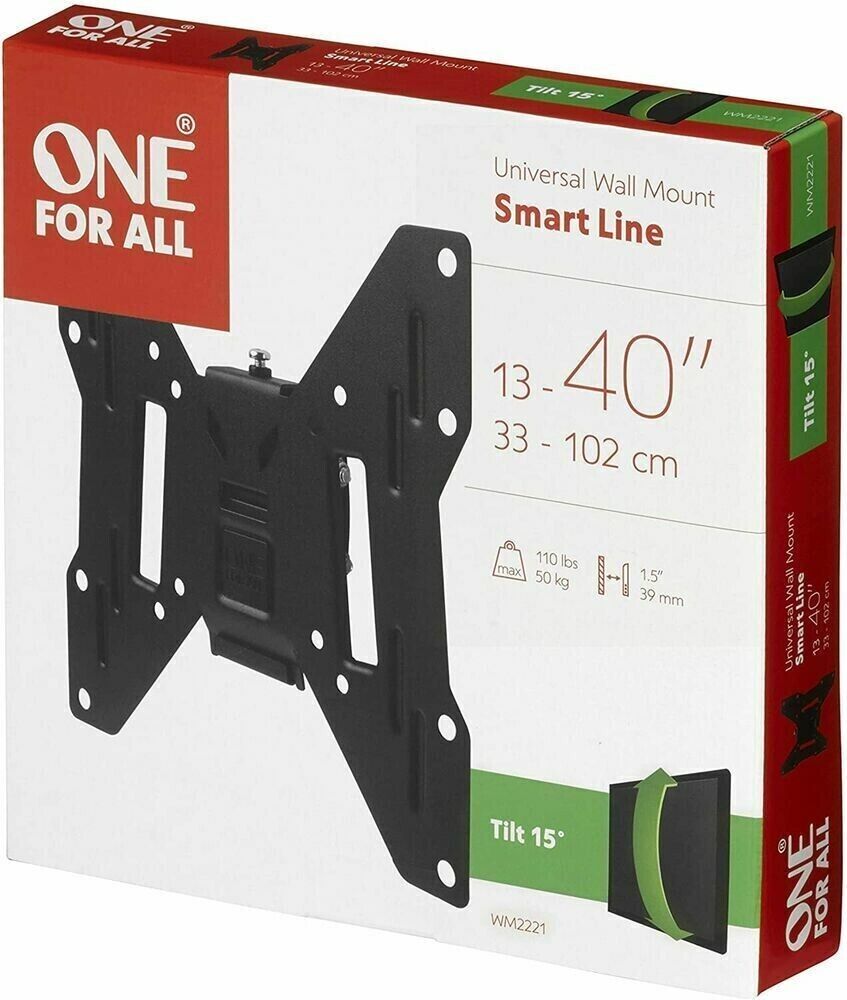 TV wall mount LED One For All TV swivel wall mount TV tiltable 