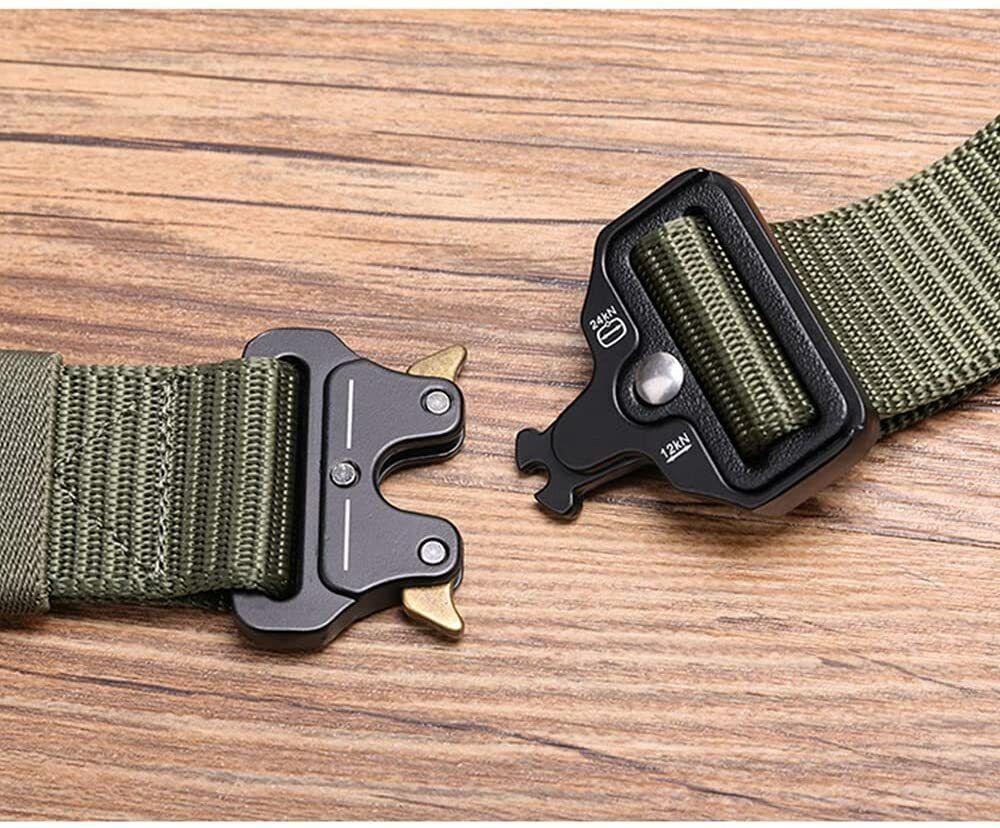 Arbeitsgürtel, Taktischer Gürtel, Militärstil Metallschnalle Herren Geschenk Set