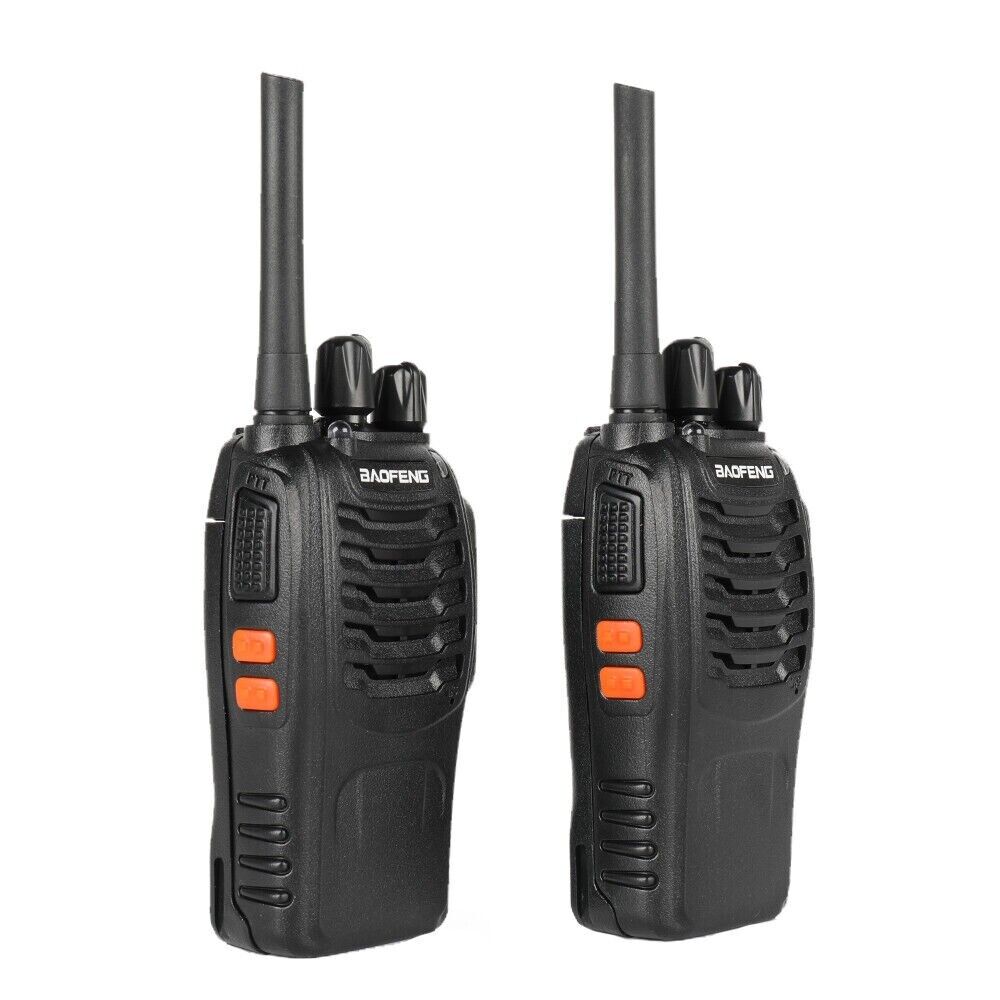 BaoFeng BF-88E 6er Set – PMR446 Handfunkgeräte mit USB-Ladekabel | Lizenzfrei, 16 Kanäle, 1,5–3 km Reichweite, VOX & Scan-Funktion