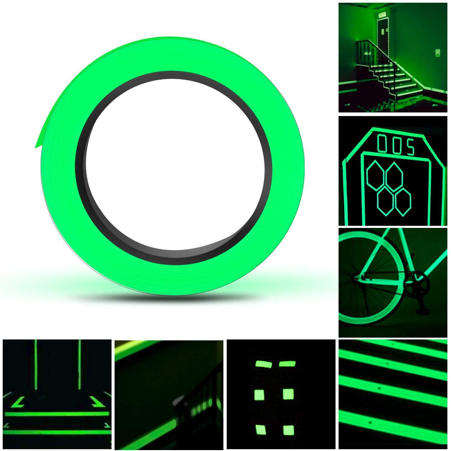Adhesive tape luminous - phosphor tape marking tape luminous tape tape 10Mx15mm NEW 
