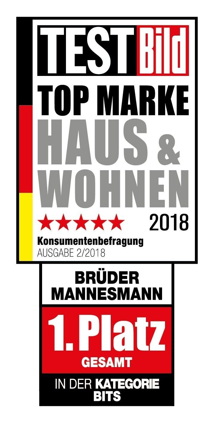Brüder Mannesmann M29166 130-tlg. Steckschlüssel- und Bitsatz | Hochwertiges Werkzeugset aus Chrom-Vanadium-Stahl mit Aufbewahrungskoffer