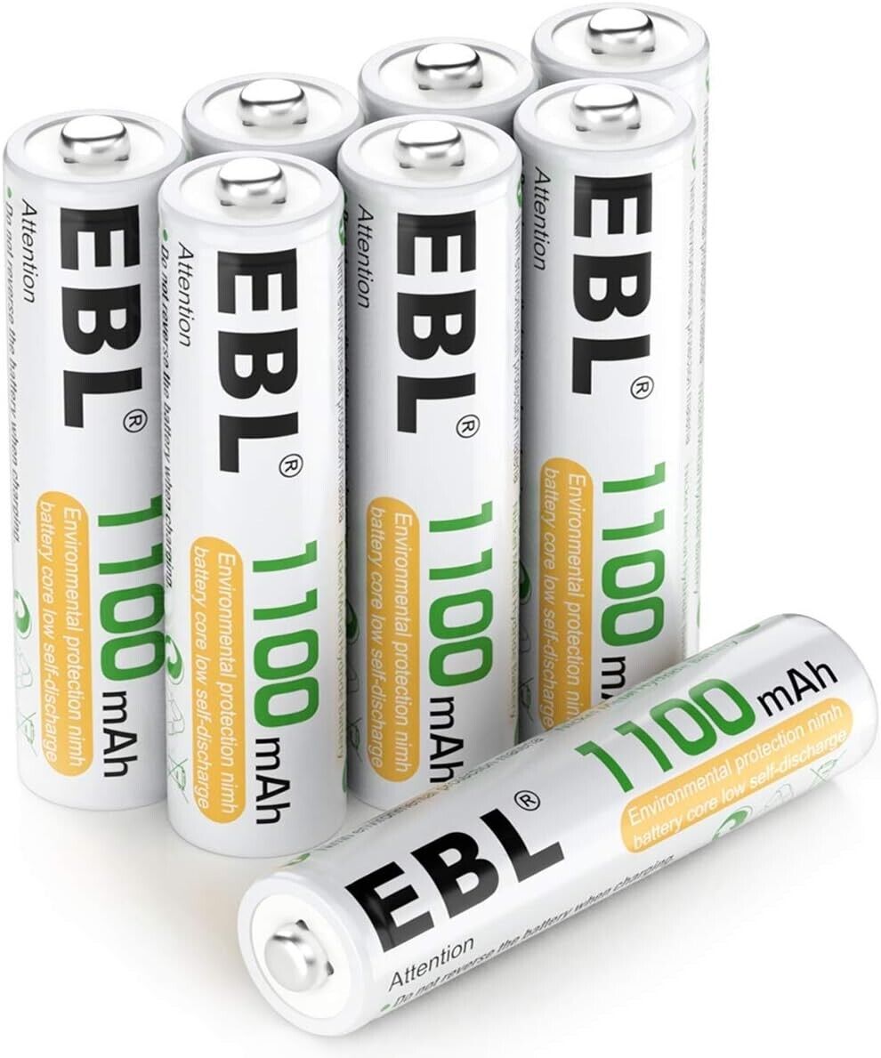 EBL AAA battery 1100mAh 4/8/12/16 pieces - rechargeable batteries AAA, type NI-MH battery NEW 